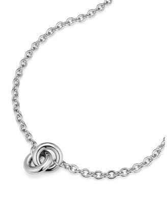  Sterling Silver Together Pendant Necklace, 20"