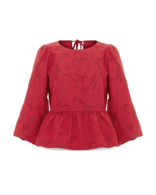 Ellis Peplum Hem Top