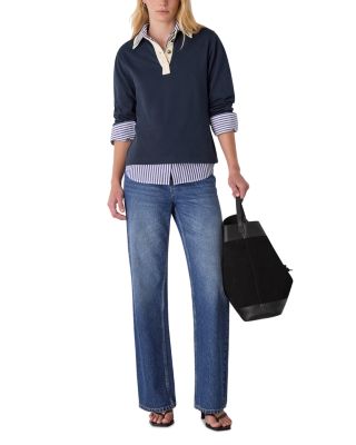 Contrast Collar Polo Shirt