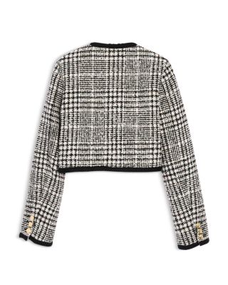 Girls' Boucle Crop Jacket - Big Kid