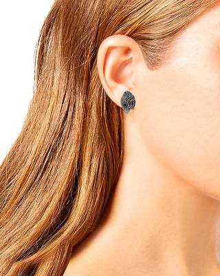 Multicolor Pav&eacute; Eagle Stud Earrings