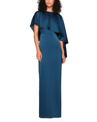 Karis Cape Column Gown