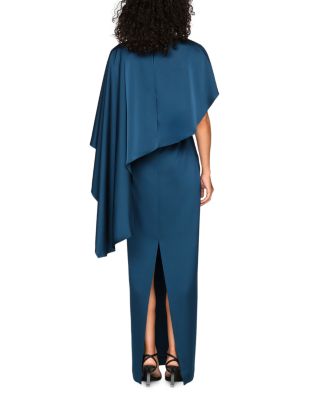 Karis Cape Column Gown