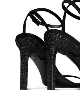  Women's Pave High Heel Sandals
