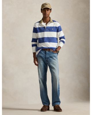 Classic Fit Khaki Collar Rugby Shirt