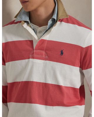 Classic Fit Khaki Collar Rugby Shirt