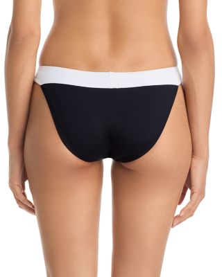 Color Blocked Bandeau Bikini Top & Color Blocked Basic Bikini Bottom - Exclusive