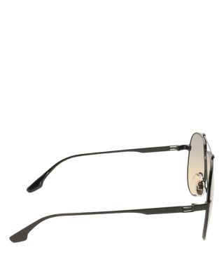 Buckle Aviator Sunglasses, 63mm