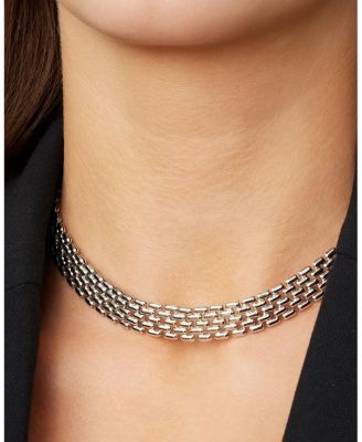  Sterling Silver The Panther Necklace, 18"