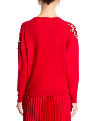 Embellished Crewneck Sweater