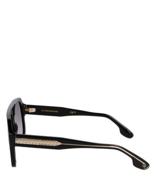 Chain Rectangular Sunglasses, 53mm