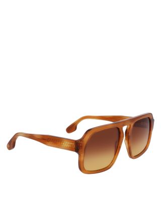 Chain Rectangular Sunglasses, 53mm