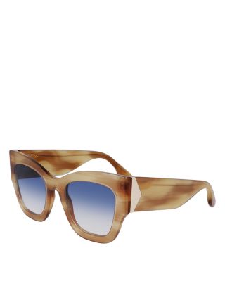 Plaque Butterfly Sunglasses, 51mm