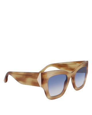 Plaque Butterfly Sunglasses, 51mm