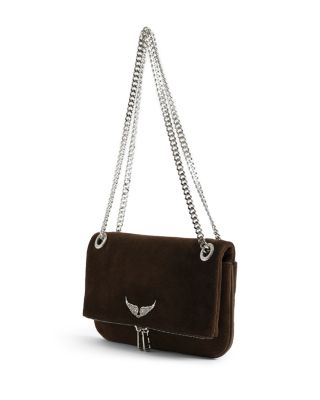 Rock II Suede Leather Clutch