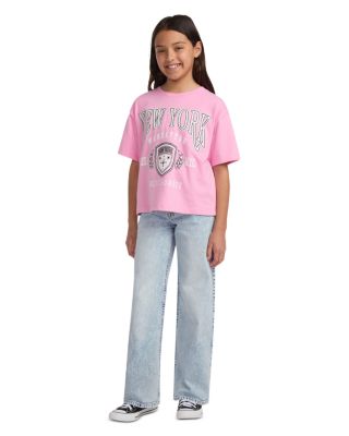 Girls' High Rise Straight Wide Leg Jeans - Little Kid, Big Kid