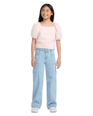 Girls' Emerson Puff Sleeved Top - Little Kid, Big Kid