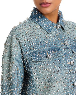 Vangie High Low Embellished Jacket