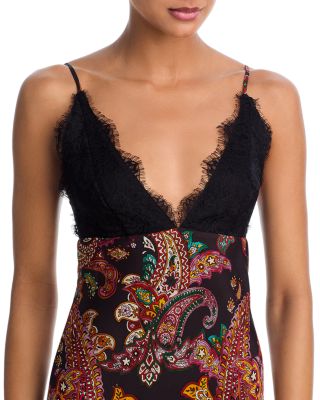 Susanna Lace Trim Slip Dress