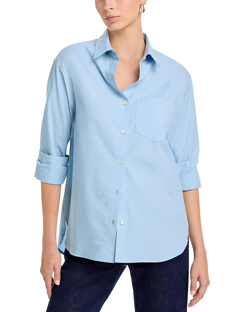 Dl1961 Faye Oversized Shirt In Blue