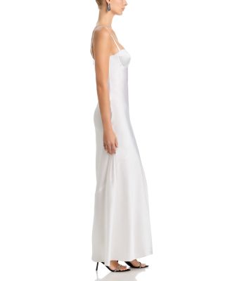 Sayla Silk Bias Cut Maxi Dress