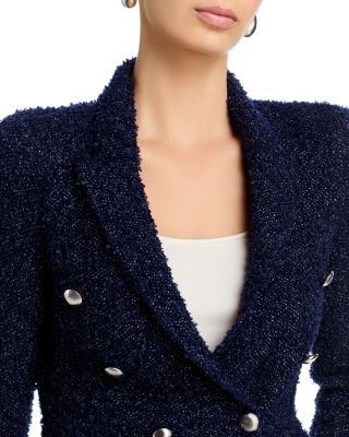 Bethany Knit Double Breasted Blazer