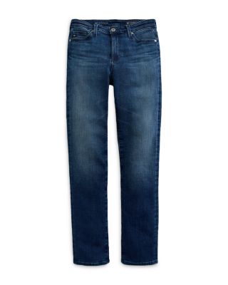 Mari Mid Rise Slim Straight Leg Jeans in Epilogue