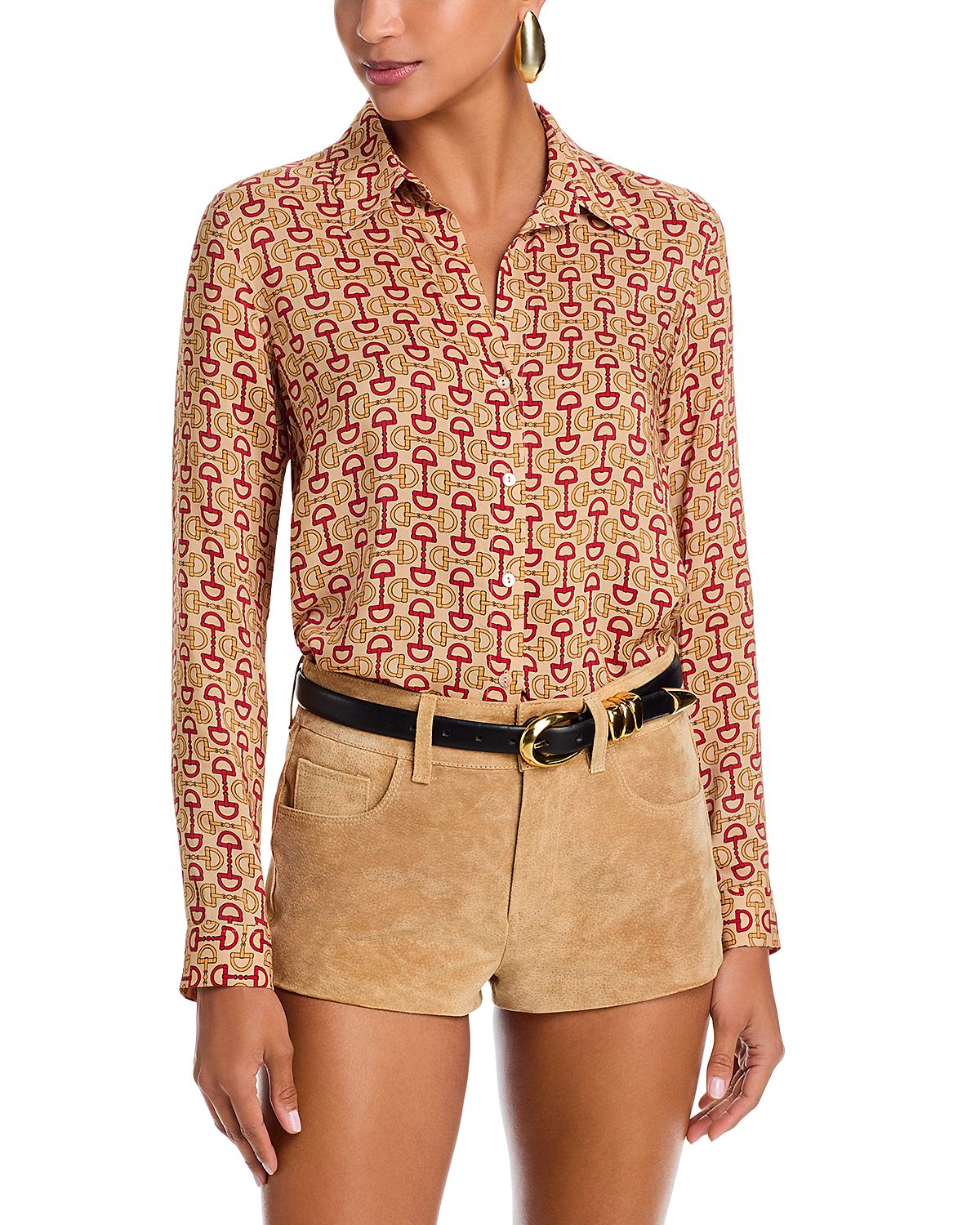 L'Agence Holly Long Sleeve Blouse