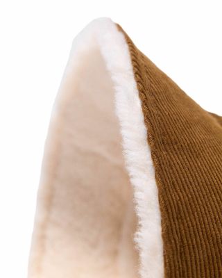 Corduroy &amp; Faux Shearling Reversible Bucket Hat