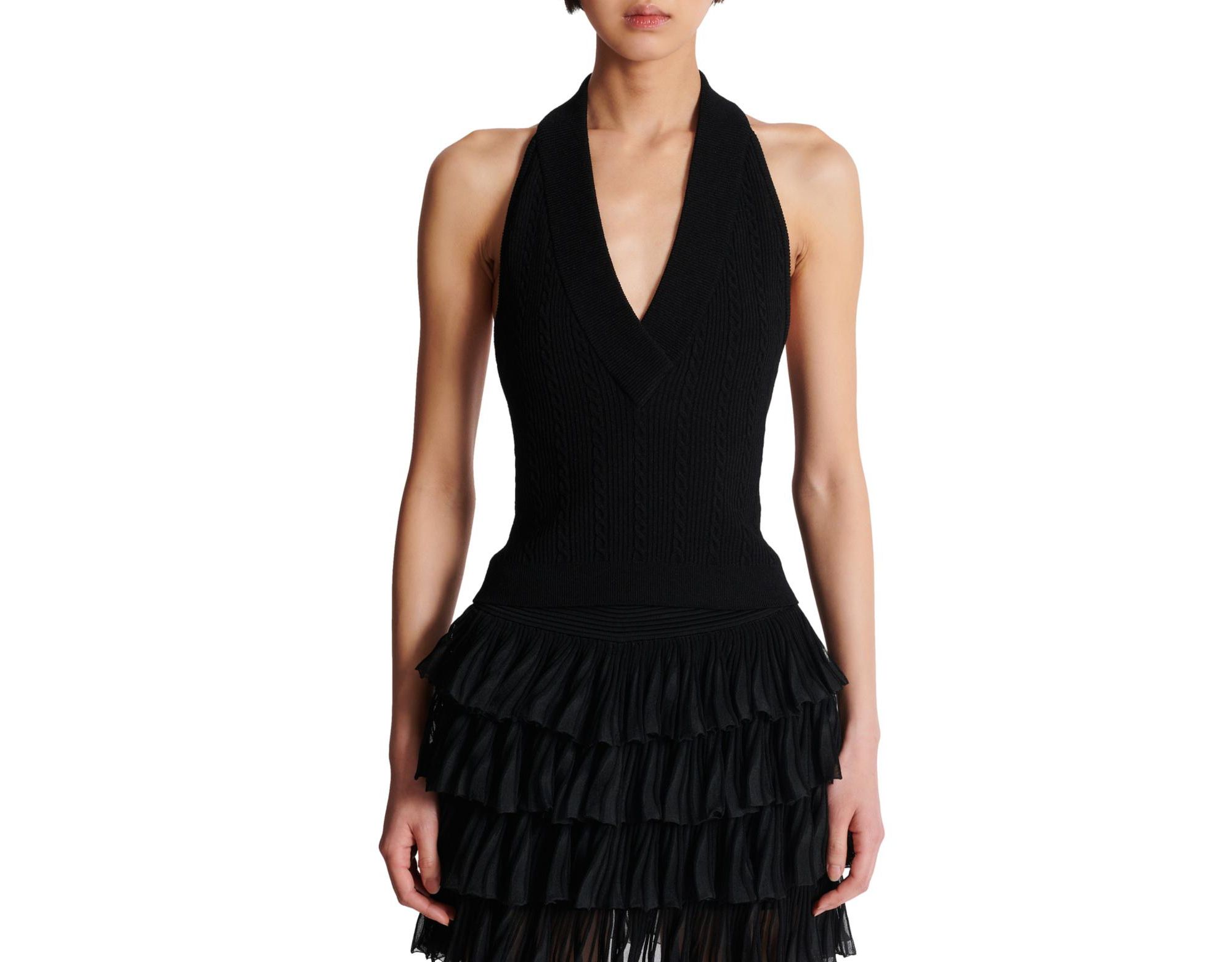 Cable Knit Halterneck Top — Image 7