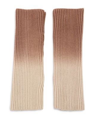 Amalia Dip Dye Merino Wool Fingerless Gloves