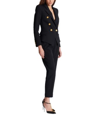  Grain De Poudre 6-Button Fitted Jacket