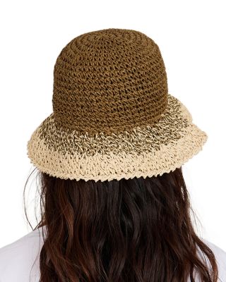 Ombr&eacute; Crochet Packable Bucket Hat