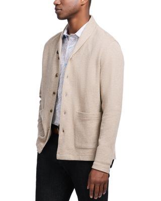 Adriano Cotton Knit Shawl Cardigan