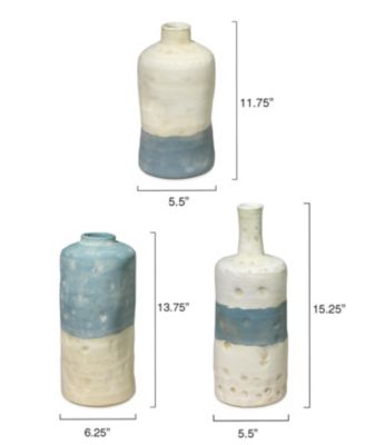 Sedona Ceramic Decorative Vessels, Set of 3