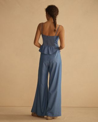 CAMBRICO Pleated Wide Leg Pant