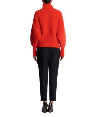  Mohair Knit Jumper with Collar Detail