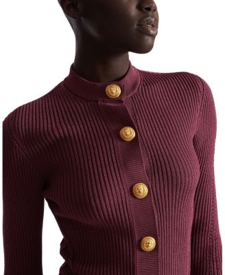  Fine Knit Cardigan with Buttons