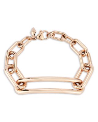 18K Rose Gold Morrell Graduated Oval Link Bracelet