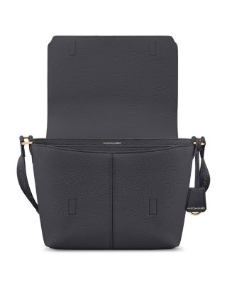 Medium Leather Flaire Messenger Bag