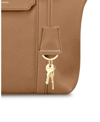 Small Leather Weekender Bag