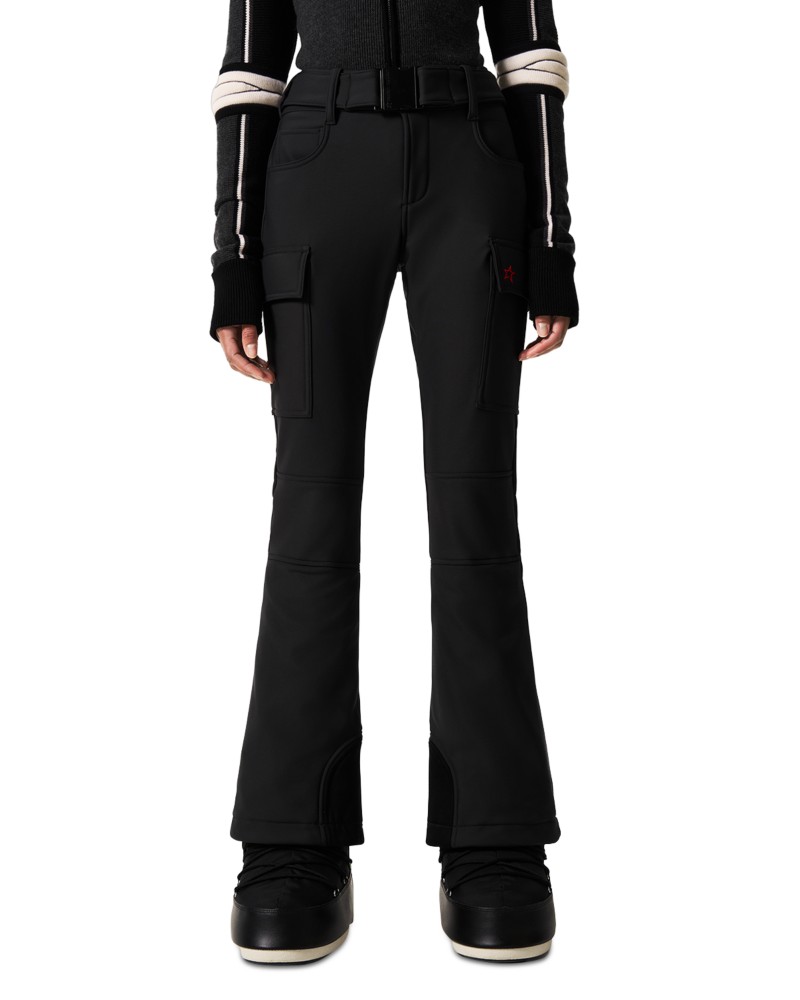 Perfect Moment Mid Rise Ski Cargo Pants in Black