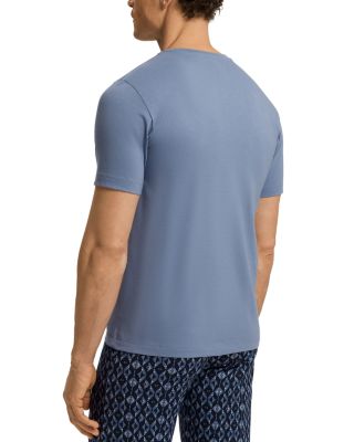 Cotton Solid V Neck Tee