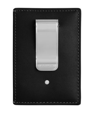 Leather Money Clip & Card Case