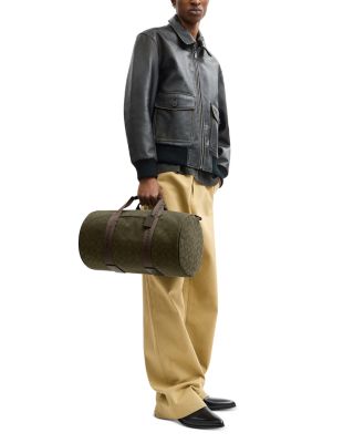 Theo Signature Jacquard Duffle Bag