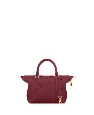 Small Leather Weekender Bag