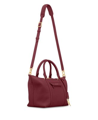 Small Leather Weekender Bag