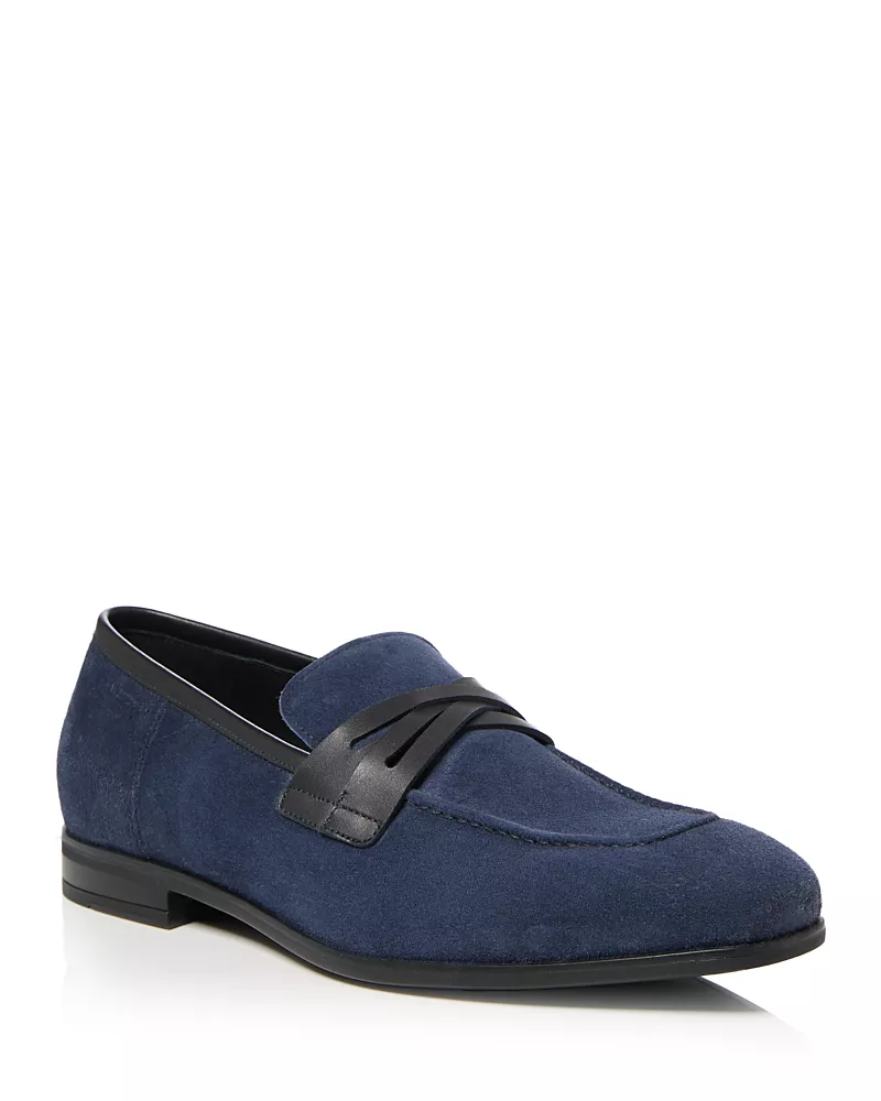 Stuart Weitzman Men's Simon Crisscross Loafers