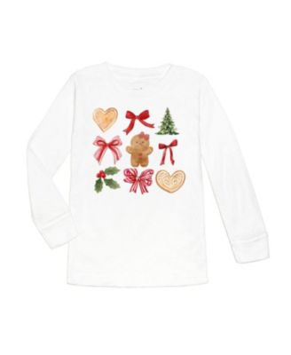 Girls' Gingerbread Cutie Christmas Long Sleeve T-Shirt - Baby, Little Kid