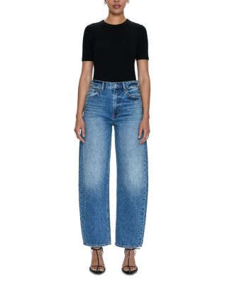 Wes High Rise Barrel Jeans in Spectacle